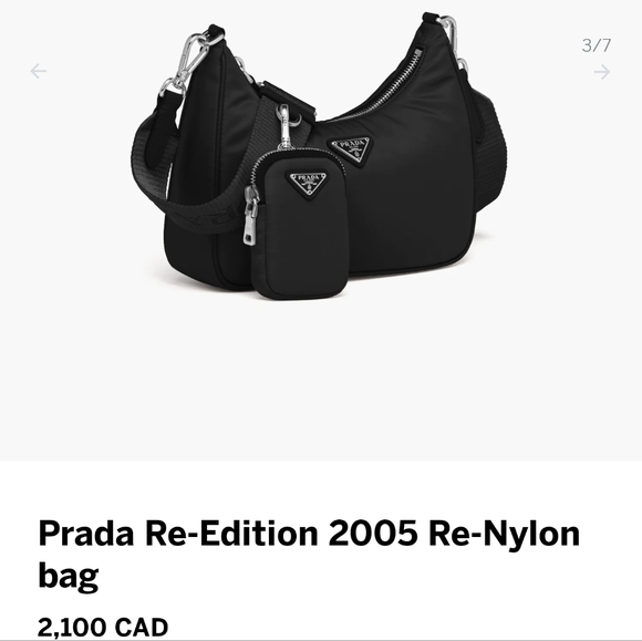 Authentic Prada re-edition 2005 nylon bag … - Picture 10 of 10